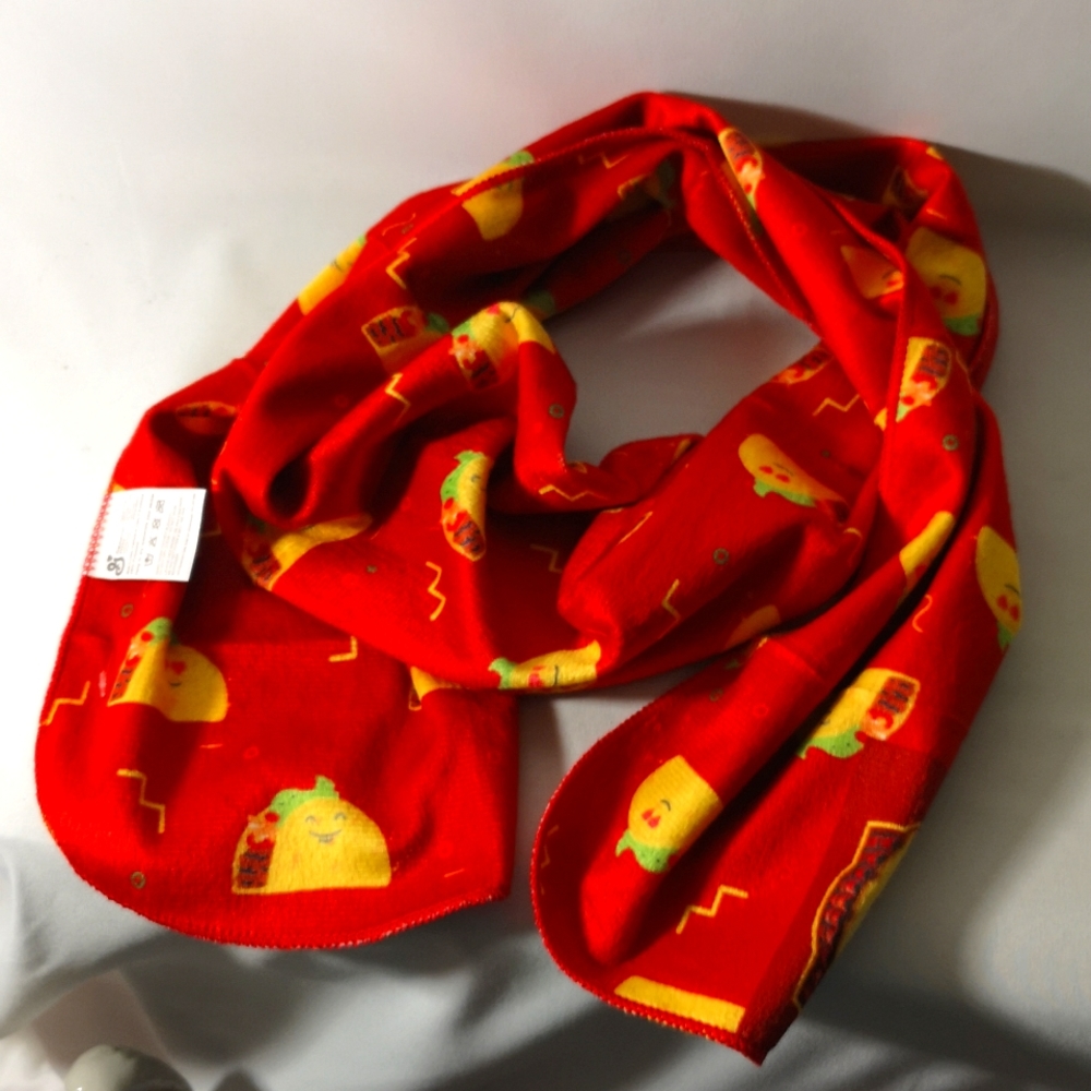 Old El Paso Taco Winter Scarf Like-new Condition by General Mills, Super Soft